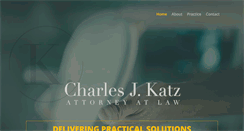 Desktop Screenshot of charlesjkatzlaw.com